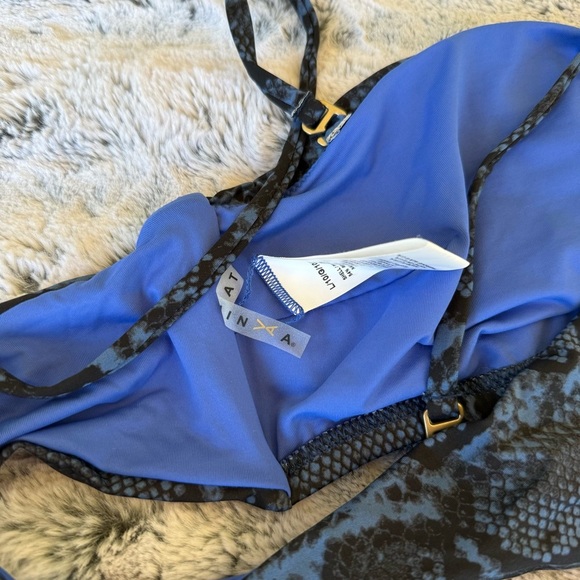 Vitamin A Snake Print Bikini Top - Picture 4 of 4